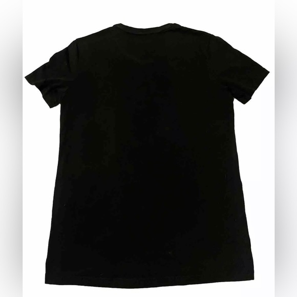 Armani Exchange Women's T-Shirt XS Black 100% Cotton Basic - Picture 3 of 3